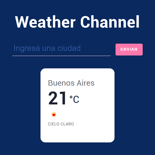 Link a Weather Channel